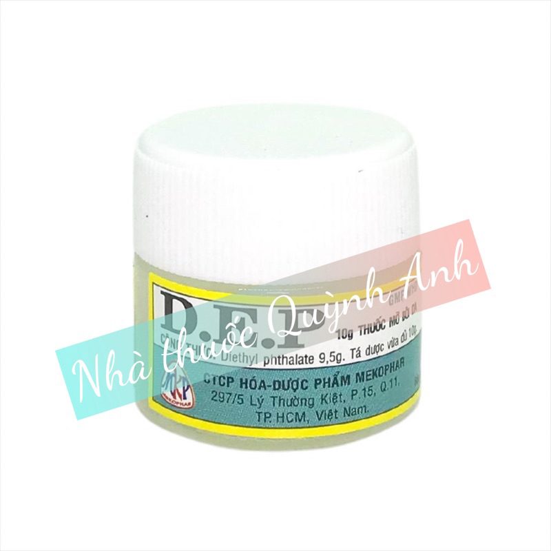 D.E.P LỌ 10 G MKF Bôi ghẻ ngứa, côn trùng cắn.