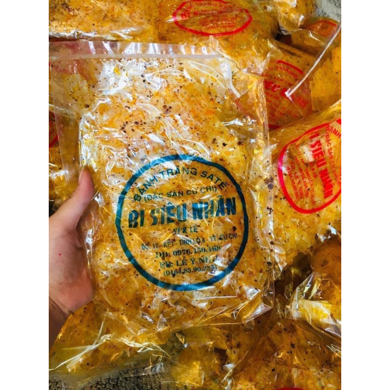 Bánh tráng sate Bi siêu Nhân