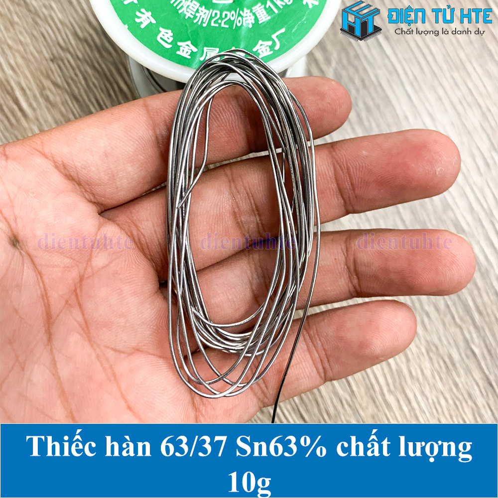 Thiếc hàn 63/37 Sn63% 0.8mm chất lượng cao - Bán lẻ 10g
