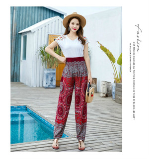 BOHO-HAREM quần phong cách Âu Mỹ-H00401
