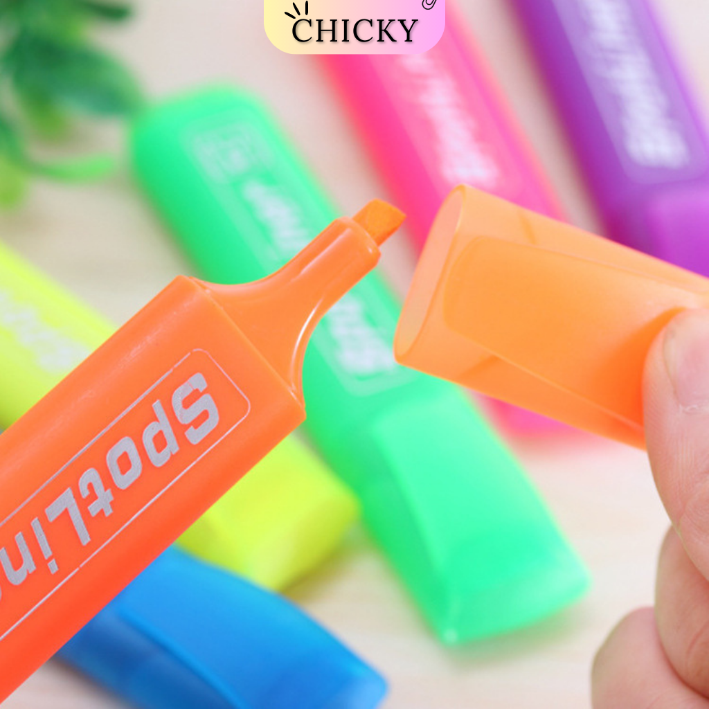 Bút đánh dấu nhớ dòng Chicky bút màu Spotliner nhiều màu nhanh khô cao cấp