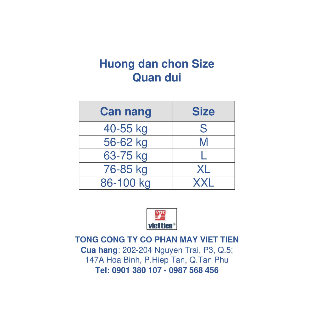 VIETTIEN - QUÂN ĐÙI NAM 6R9505 , 100% COTTON