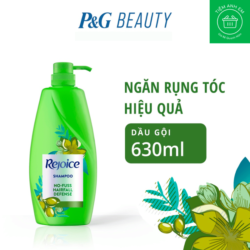Dầu gội Rejoice dạng chai 630ml - ngăn rụng tóc/ sạch gàu/ siêu mềm/ hoa hồng/ Hương Hoa - Rejoice Perfume