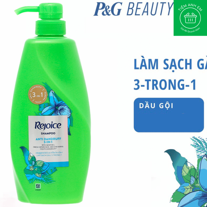 Dầu gội Rejoice dạng chai 630ml - ngăn rụng tóc/ sạch gàu/ siêu mềm/ hoa hồng/ Hương Hoa - Rejoice Perfume