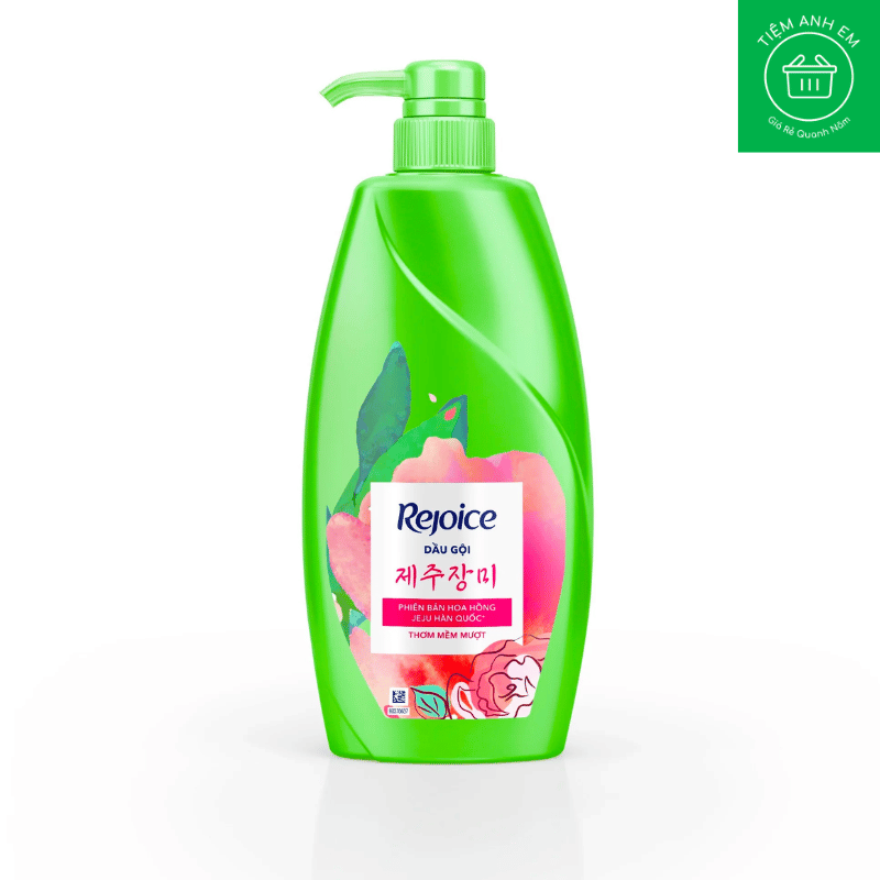 Dầu gội Rejoice dạng chai 630ml - ngăn rụng tóc/ sạch gàu/ siêu mềm/ hoa hồng/ Hương Hoa - Rejoice Perfume