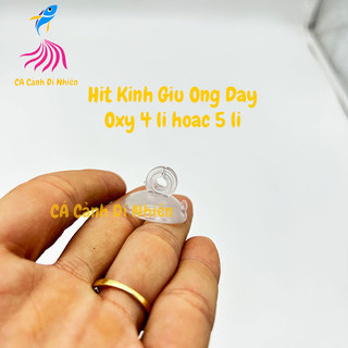 Hít kính vòng có rãnh giữ ống dây oxy 4 5li cho hồ bể cá cảnh