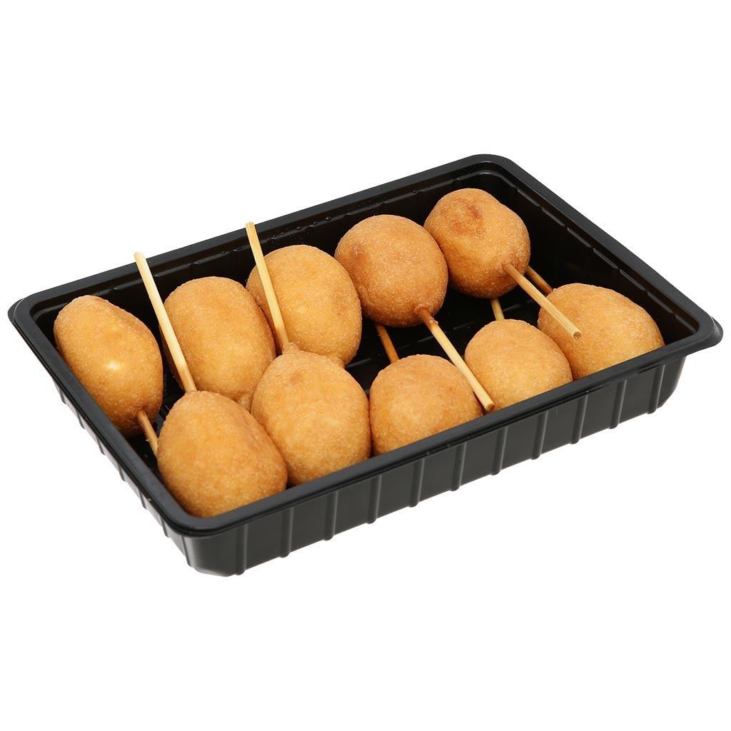 Xúc xích Corn Torpedo phomai CP khay 500gr|560gr chiên giòn tiện lợi [giao hàng hỏa tốc HN] - KHAY 560GR