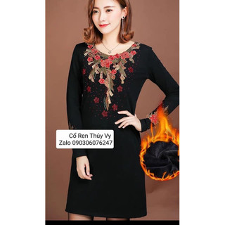 Cổ ren thêu dán cổ áo chỉ lụa / đi đơn từ 50k
