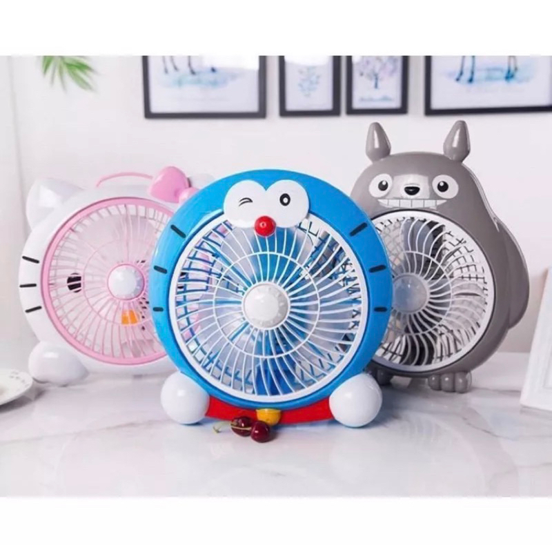 [Xả kho] QUẠT ĐỂ BÀN MINI HÌNH THÚ cắm điện phù hợp để bàn làm việc cho dân văn phòng Cực Đáng Yêu