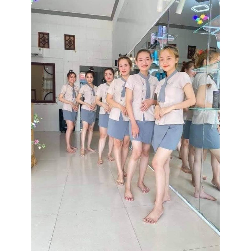 Đồng phục mùa hè cho spa, tmv siêu hot chất  đẹp  loại 1 giá xưởng