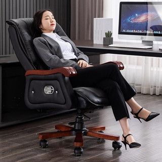 Ghế xoay văn phòng cho giám đốc chống mỏi lưng bề mặt bọc da nhập khẩu loại 1, Ghế văn phòng cho lãnh đạo chân xoay