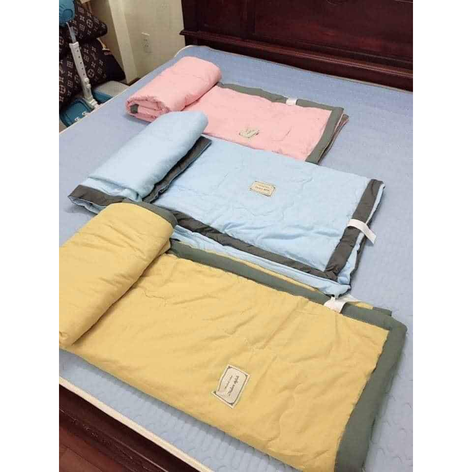 Chăn hè Zara home trần bông cotton đũi 4 mùa,có chọn màu,kích thước 2mx2m3[màu nâu gạch]
