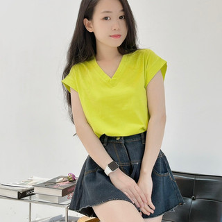 ÁO THUN CỔ TIM TAY HẾN