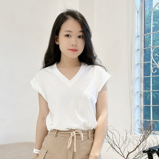 ÁO THUN CỔ TIM TAY HẾN