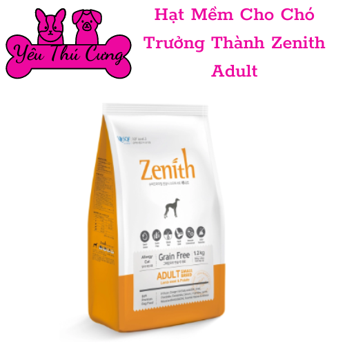 Thức Ăn Hạt Mềm Dành Cho Chó Zenith Adult 300GR-1.2kg Thơm Ngon, Dễ Nhai, Dễ Tiêu Hóa-YÊU THÚ CƯNG