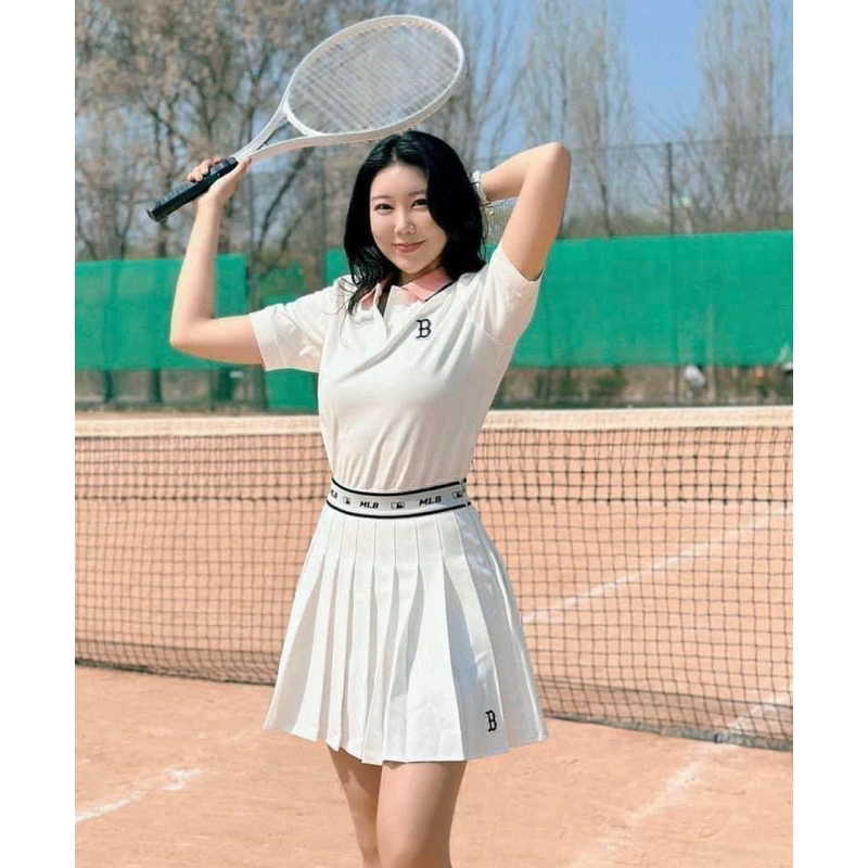 Váy MLB hot hit có dây kéo bên hông hàng VNXK