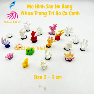 Mô hình SAN HÔ bằng nhựa trang trí tiểu cảnh hồ cá Terrarium