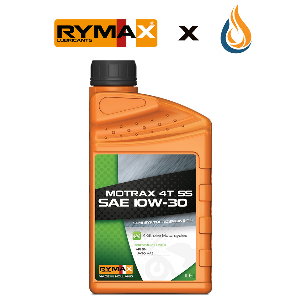 Dầu nhớt xe máy Rymax Motrax 4T SS 10W-30 ( Chai 0.8, 1L ) – Dầu bán tổng hợp