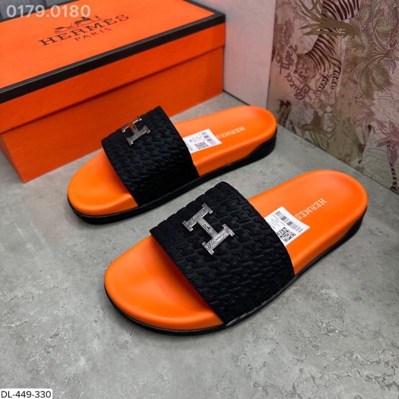 Dép H.M da thậy 100% Fullbox có sẵn siêu đẹp DL449