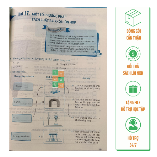 Sách - Bài tập Khoa học tự nhiên lớp 6