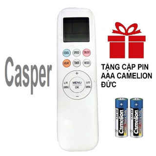 Điều khiển điều hòa casper inverter dài nút hồng-gidu