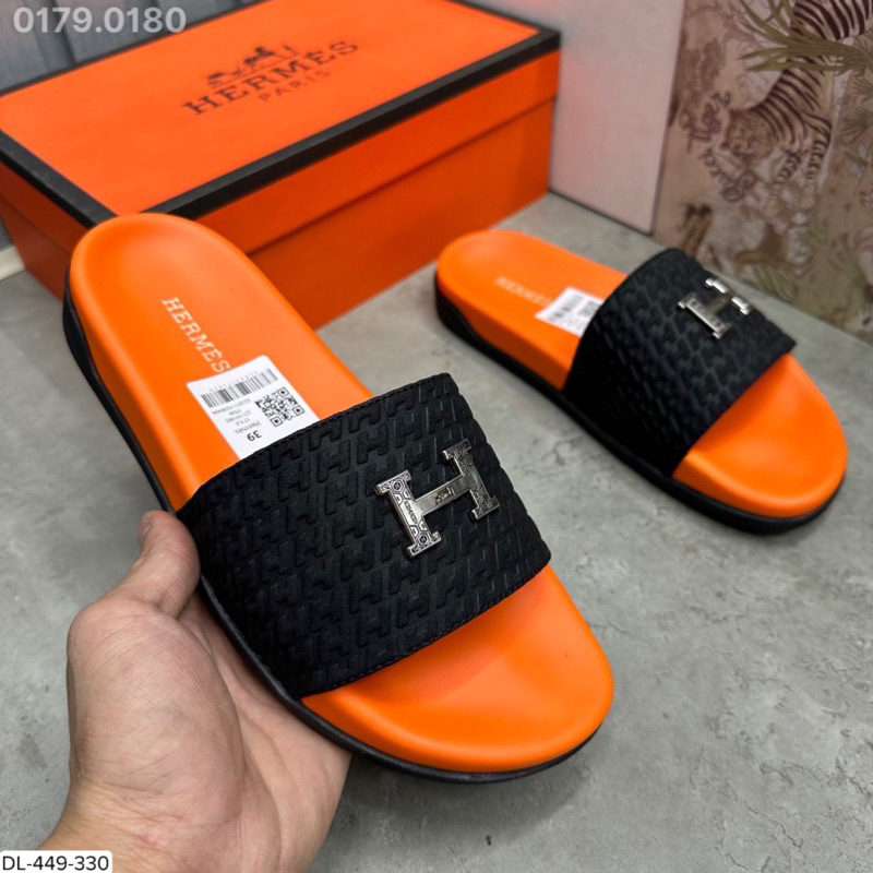 Dép H.M da thậy 100% Fullbox có sẵn siêu đẹp DL449