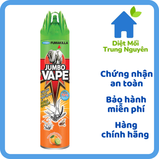 Bình xịt diệt muỗi, diệt côn trùng Hương cam chanh Jumbo Vape 600ml
