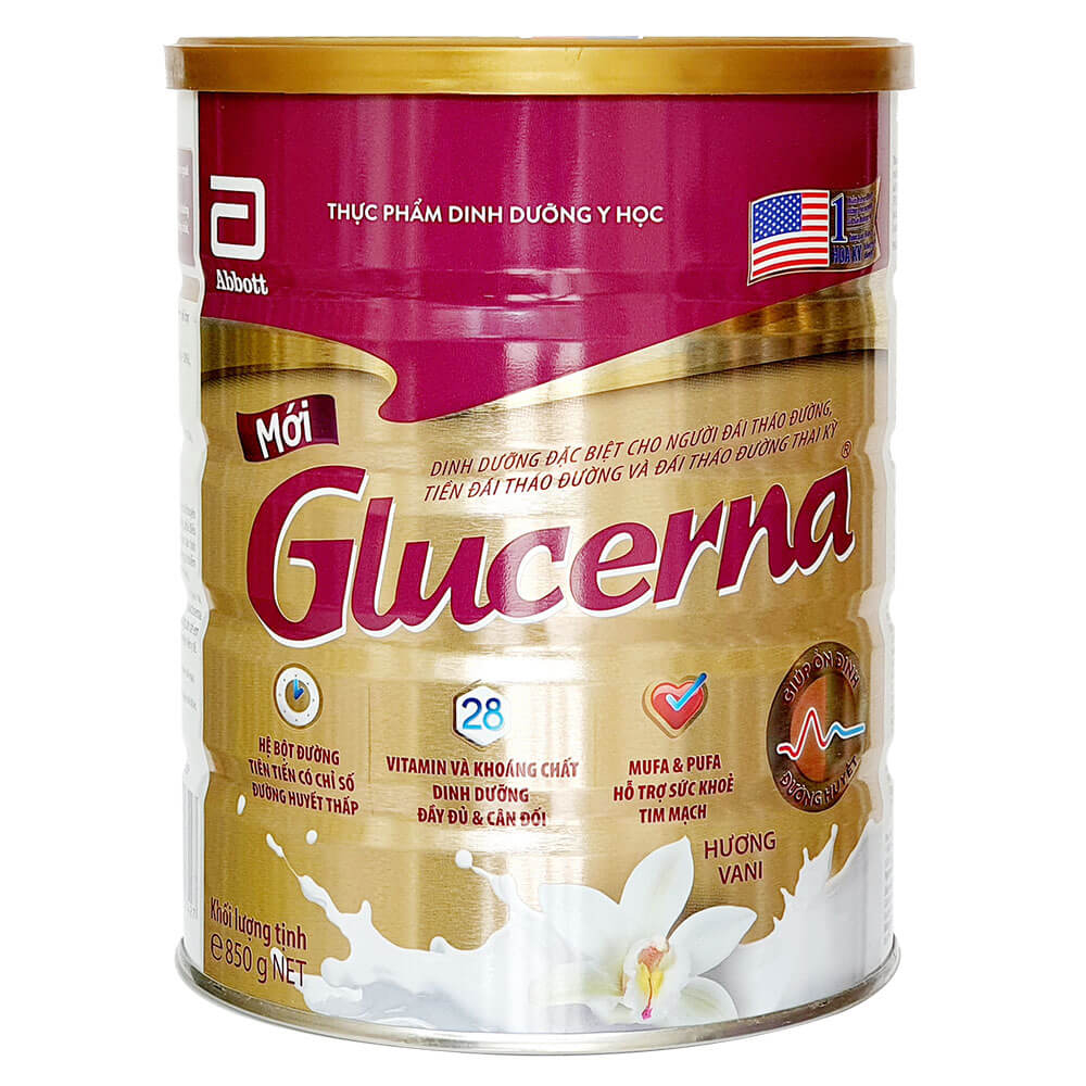 Sữa Glucerna 850g Abbott ( cho người bệnh tiểu đường)