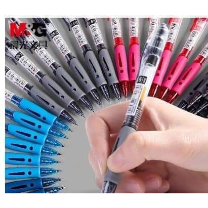 Bút gel nước M&G 02376 / GP1163 nét 0.5mm I Bút béo 1163 luyện viết chữ Hán tiếng Trung có ruột G5 t