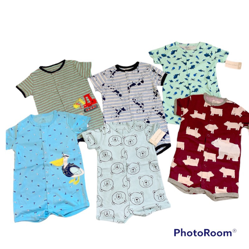 Romper bé trai Carter's ⚡ ƯU ĐÃI KHỦNG ⚡ Body đùi bé trai chất vải cotton mỏng nhẹ thấm hút mồ hôi cho bé