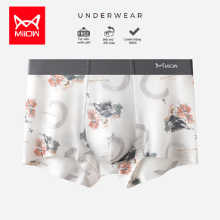  Hộp 3 quần sịp boxer cao cấp MIIOW chất liệu thun lạnh khử mùi kháng khuẩn 