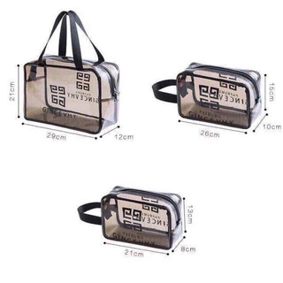 Set 3 túi đựng mỹ phẩm nhiều kích thước