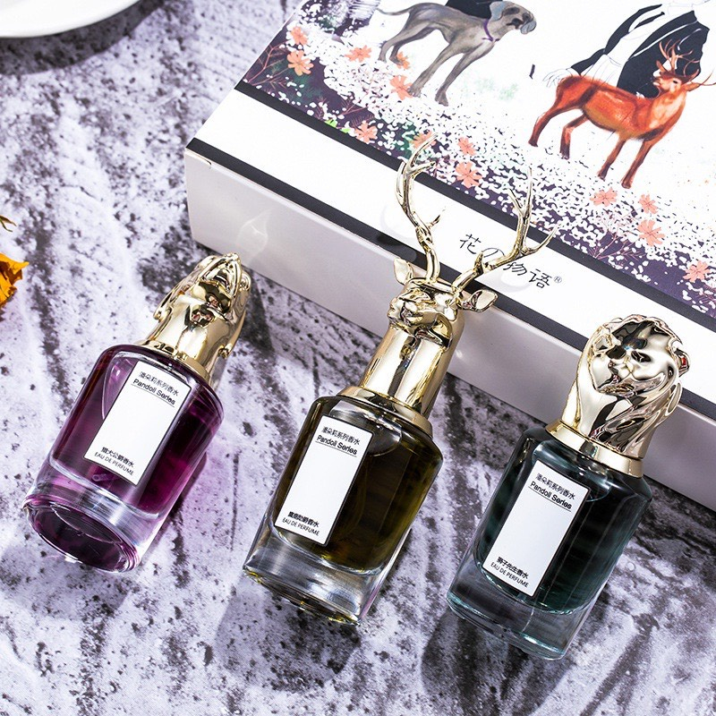 Set 3 chai nước hoa hươu Mùi Hương Dịu Dàng,Thiết kế Tinh Xảo, Siêu San