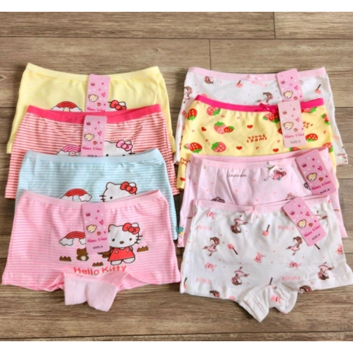 Quần chip bé gái, Quần lót đùi trẻ em, quần chip đùi cho bé gái từ 6-30kg