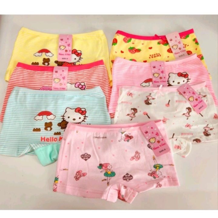 Quần chip bé gái, Quần lót đùi trẻ em, quần chip đùi cho bé gái từ 6-30kg