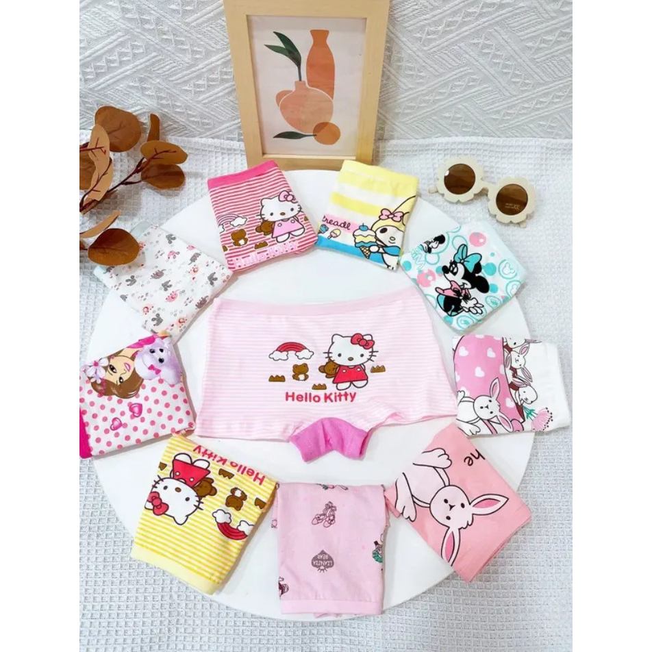 Quần chip bé gái, Quần lót đùi trẻ em, quần chip đùi cho bé gái từ 6-30kg