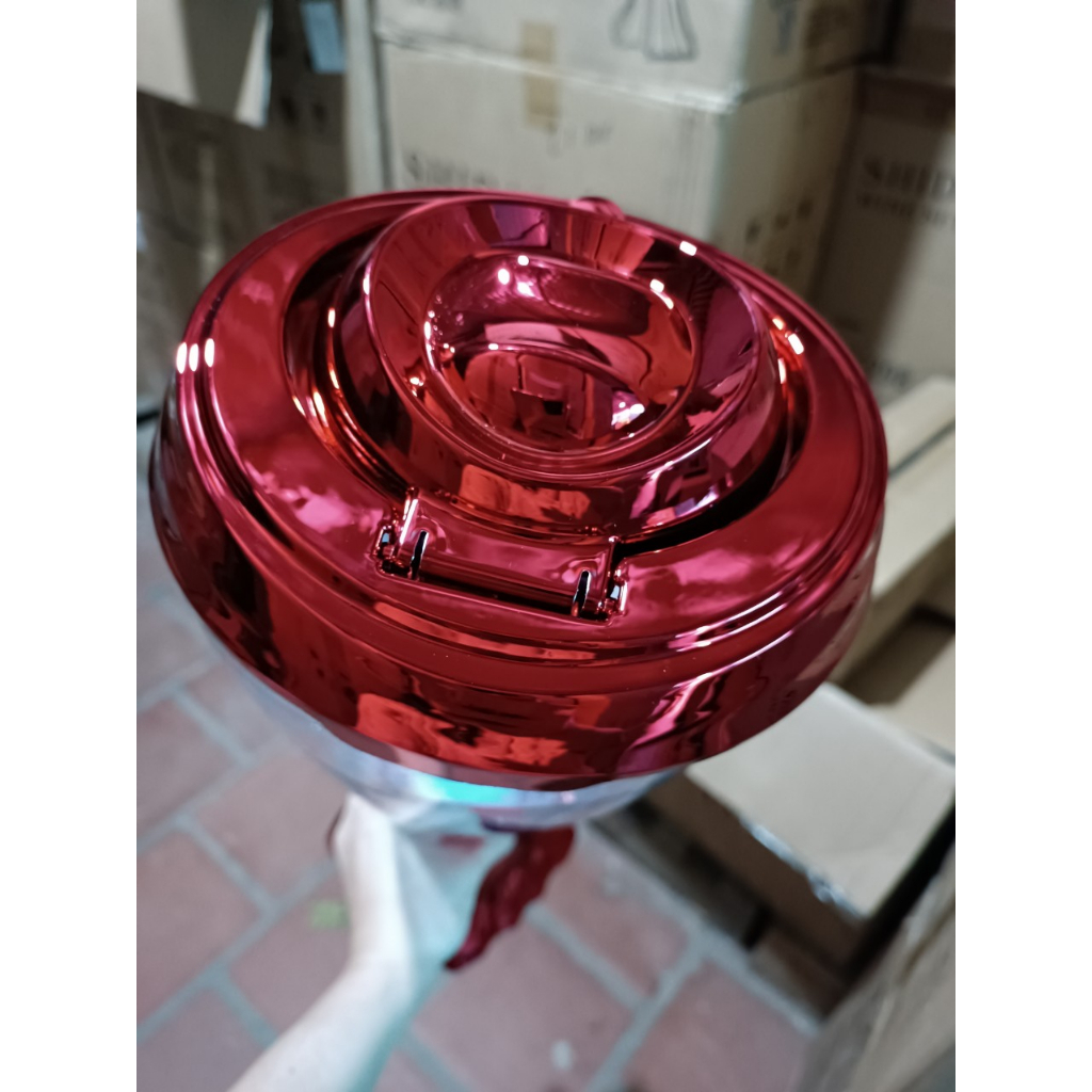 Tháp Bia  3 Lít Hình Ly Có Đèn Led Nhiều Màu Nhựa Cao Cấp An Toàn Bền Đẹp