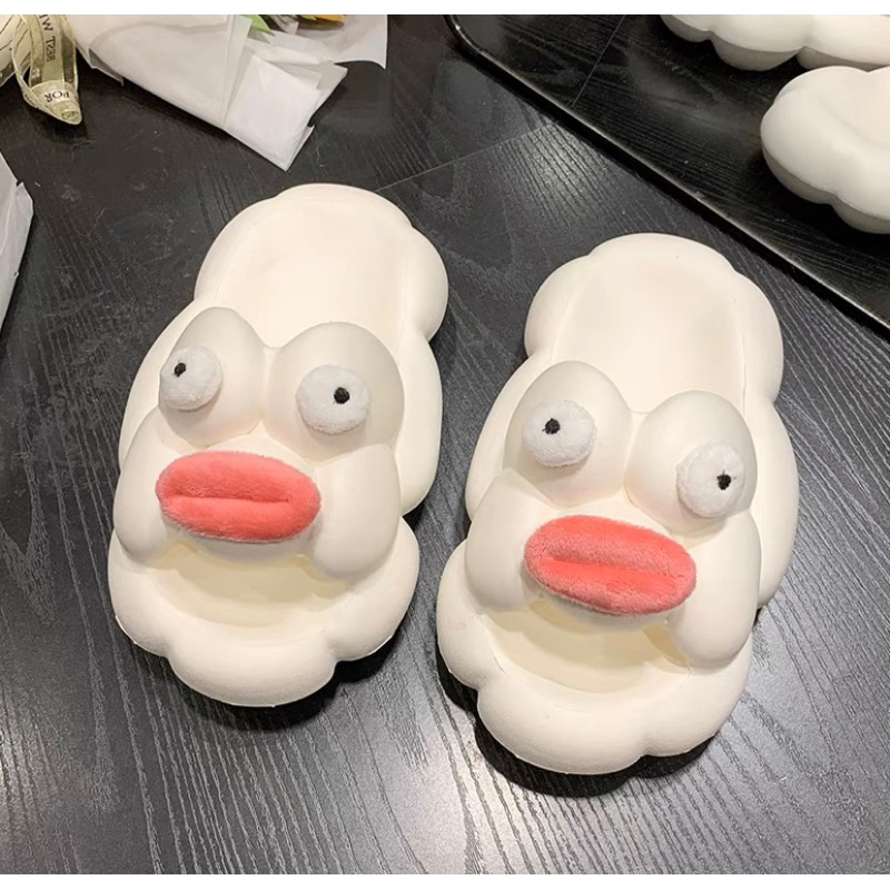 Dép đôi môi căng mọng, dép sandal nữ, dép mỏ hỗn xì tin