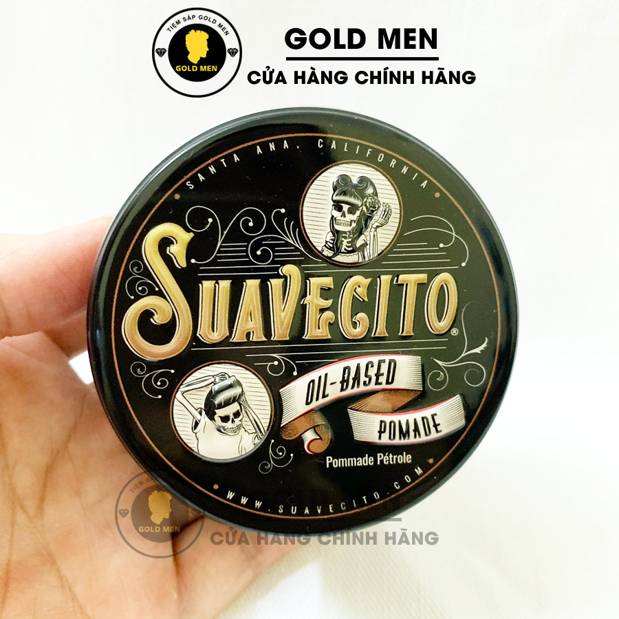 Sáp vuốt tóc Suavecito Oil Based Pomade + Tặng quà