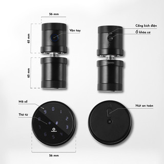 Khoá cửa tay nắm cửa homekit ab-23b