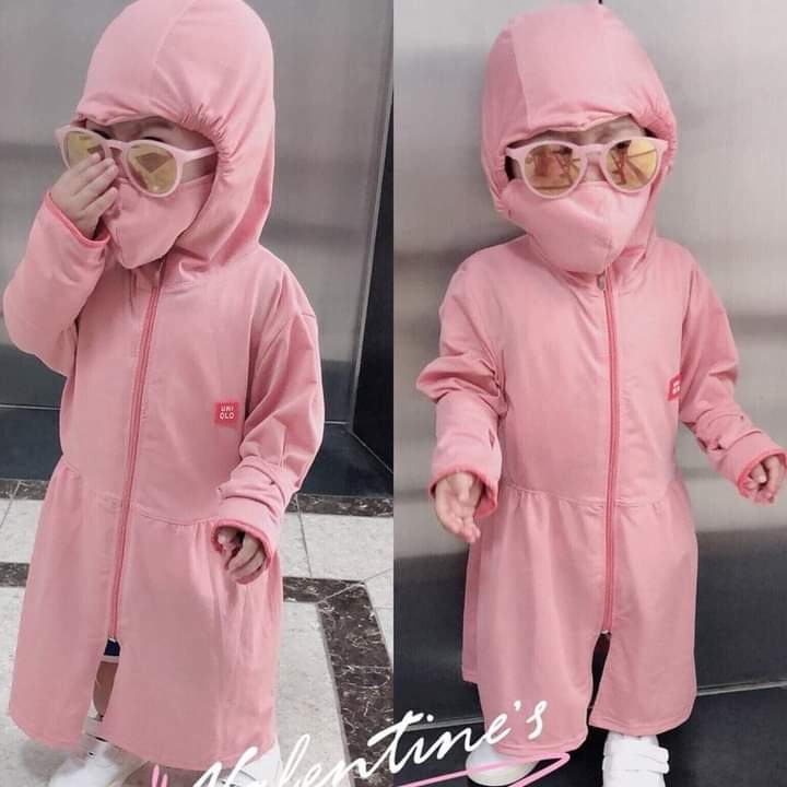 Aó choàng chống nắng toàn thân thông hơi kim cương cao cấp