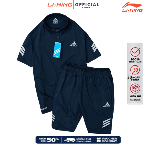 bộ thể thao nam adidass nhiều màu sắc, bộ thể thao nam có cổ thời trang hot nhất mùa hè 2023