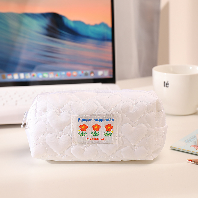 Túi bút vải hoa