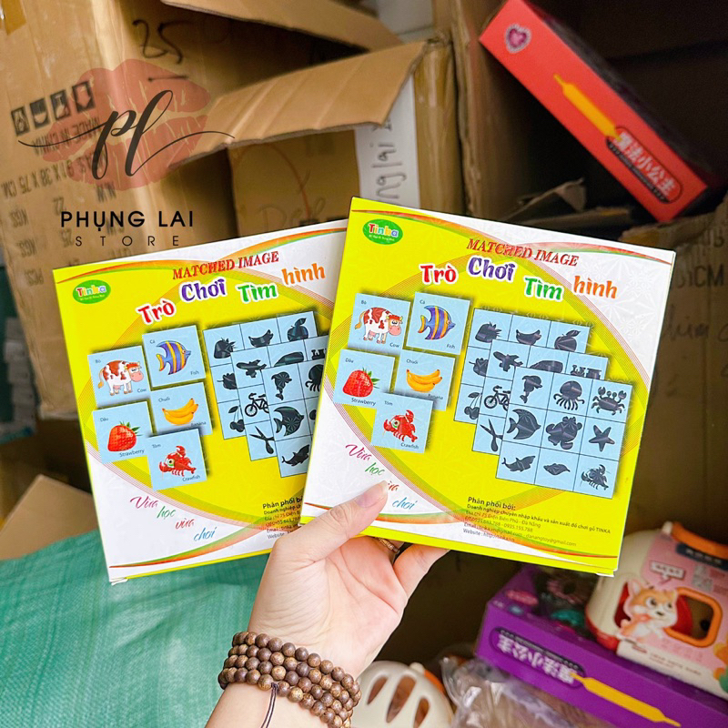 TRÒ CHƠI GHÉP HÌNH TÌM BÓNG 1 TẶNG 1