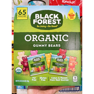 Kẹo dẻo gấu hữu cơ Black Forest Organic Gummy Bears 65 Gói của Mỹ.