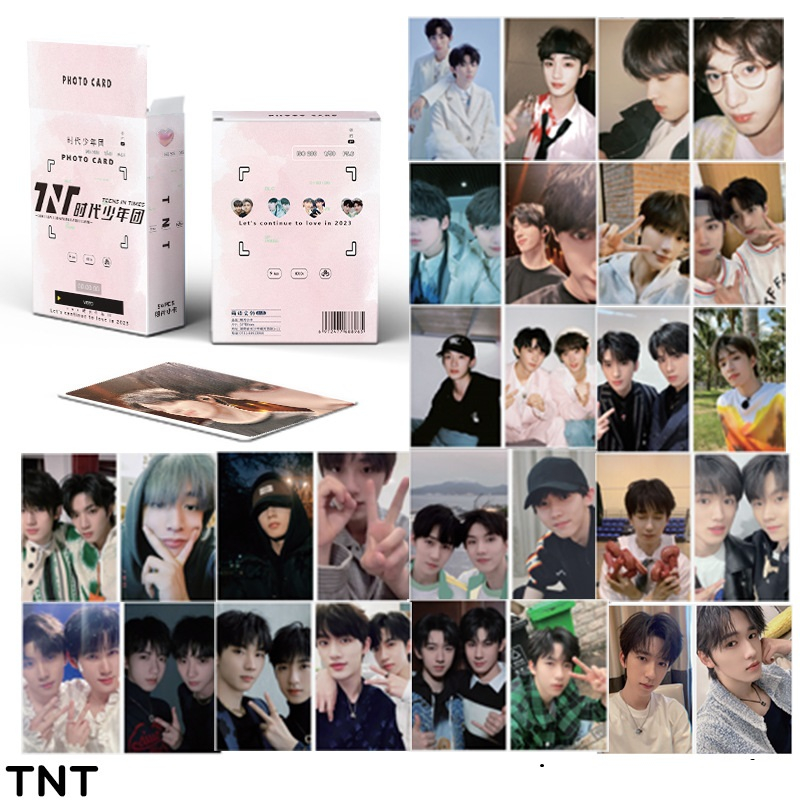 Hộp 50 Lomo Card TNT Thời Đại Niên Thiếu Đoàn album ảnh bo góc 2023