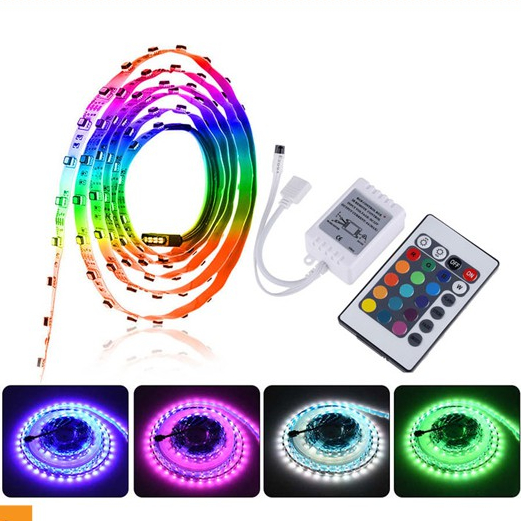 LED DÂY DÁN 7 MÀU (RGB) 12V 3A BỘ ĐIỀU KHIỂN HIỆU ỨNG (CHƯA BAO GỒM NGUỒN)