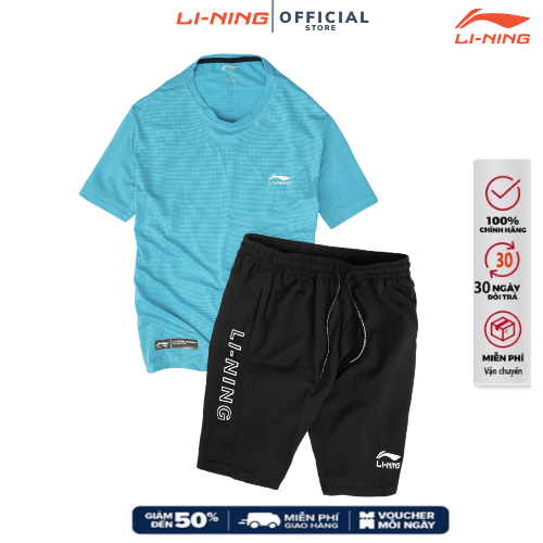 Bộ thể thao nam, đồ bộ thể thao nam lining bộ nam tập mẫu mới nhất hè năm nay | BigBuy360 - bigbuy360.vn