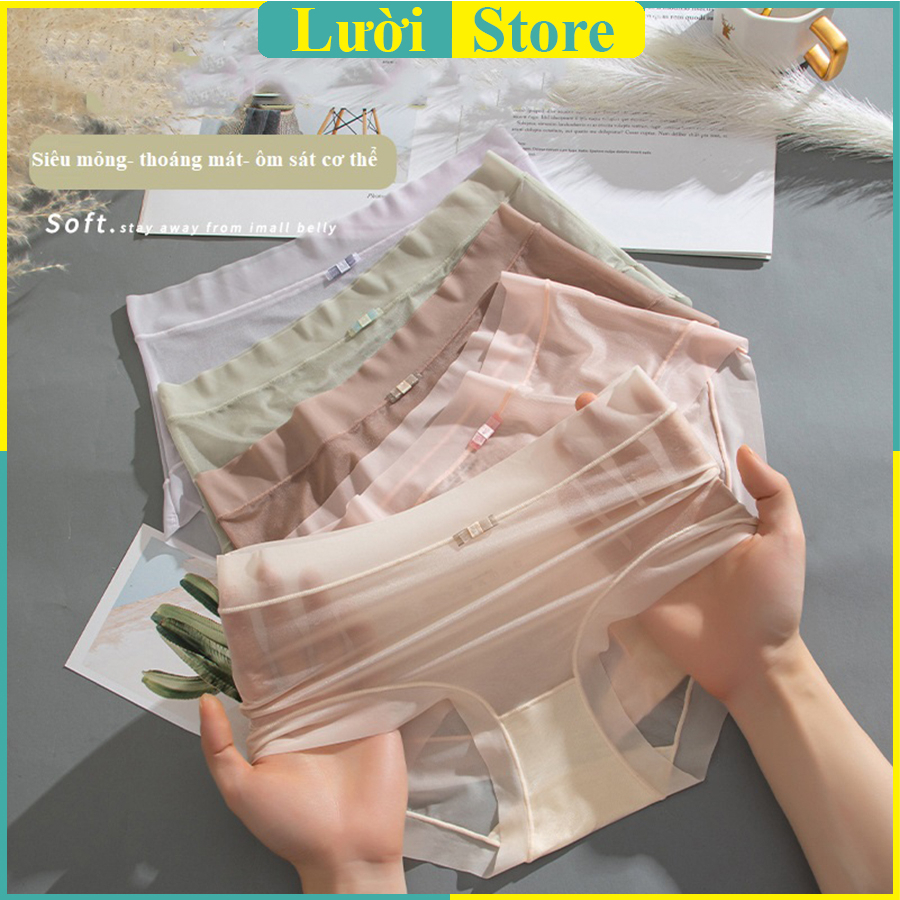Quần lót nữ siêu mỏng siêu nhẹ đúc su 0190