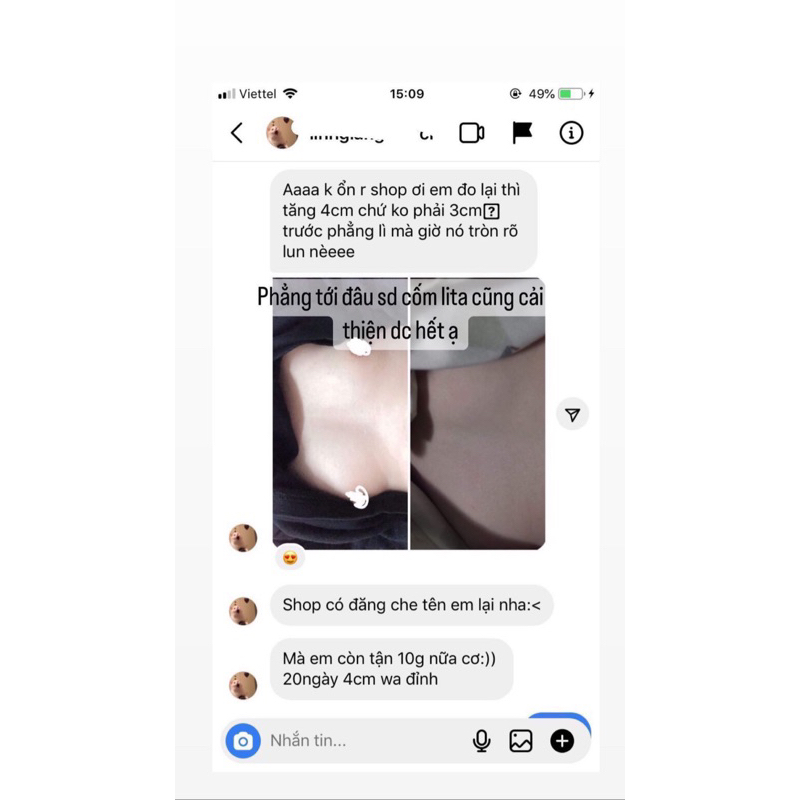 CỐM HỮU CƠ TĂNG SIZE VÒNG MỘT LITA